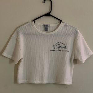Off Whitish Crop Soft Top